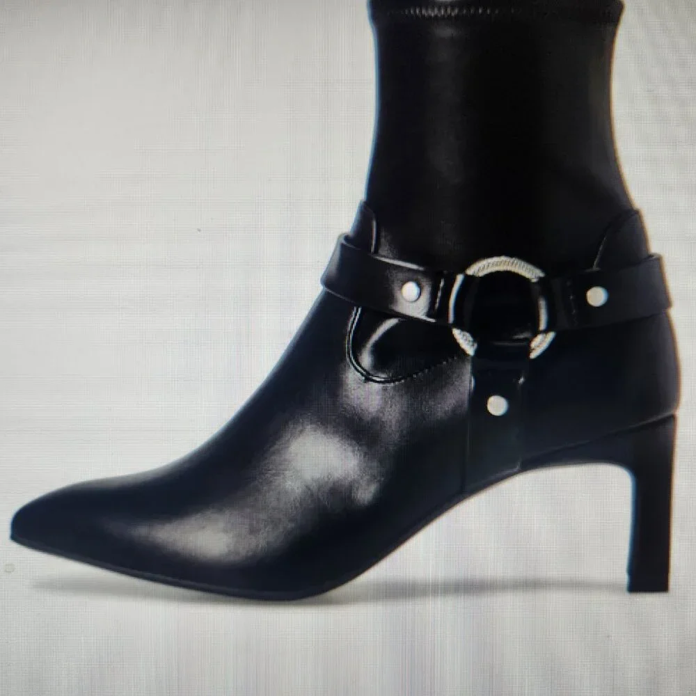 DV Dolce Vita Boots Gavani Black Heeled Boots. NIB. Size 10 - Picture 12 of 12